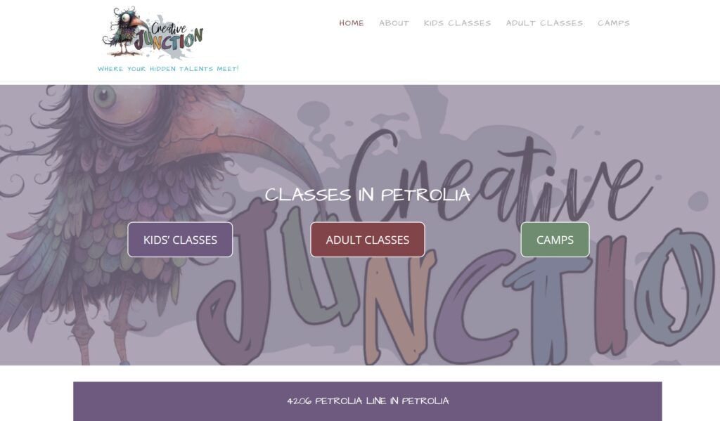 Creative Junction website designed by Mediatopia